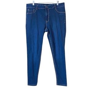 Eldorado super stretch high waist slim leg Women's Blue Jeans size 14